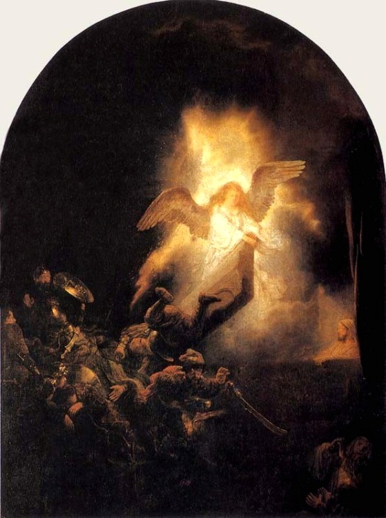 The Resurrection by Rembrandt, 1635.