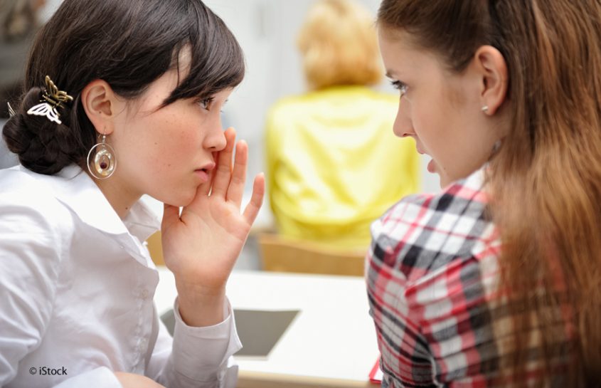 Teenage Girls Gossip Classroom