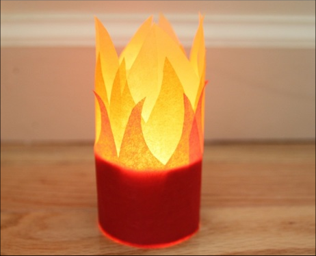 Holy Spirit Flame Craft