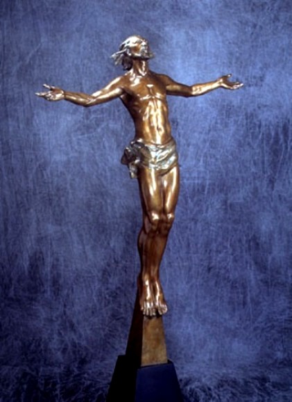 Christ Rising by Frederick Hart, 1998 (Bronze Statue)